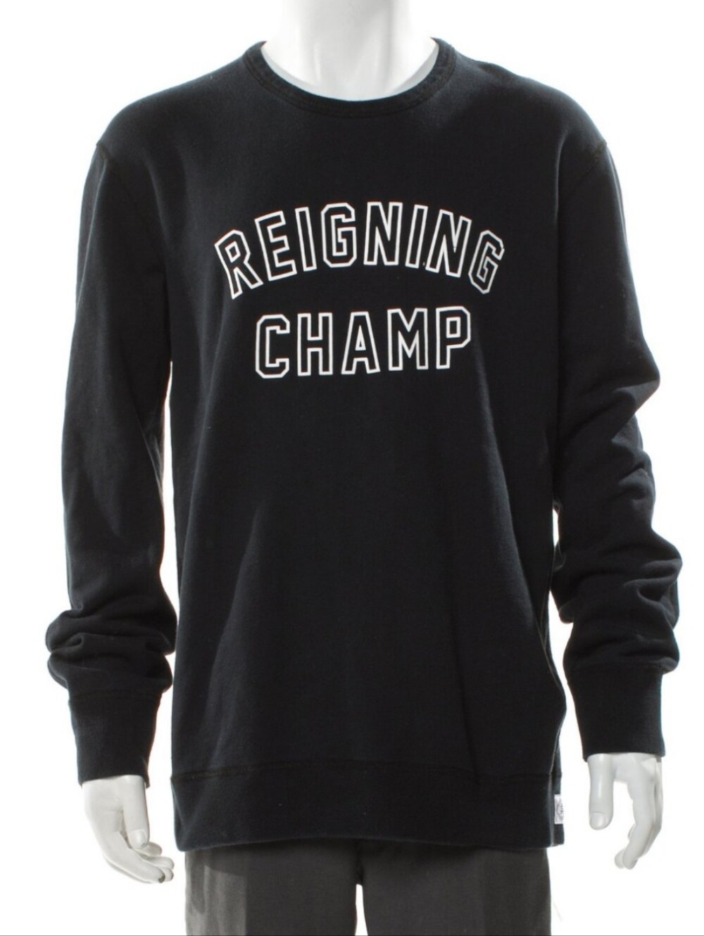 Reigning Champ Graphic Print Long-sleeve Sweatshirt Men's XL Preppy Grunge